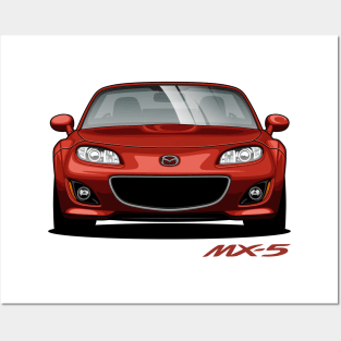 Mazda Miata MX-5 Roadster Posters and Art